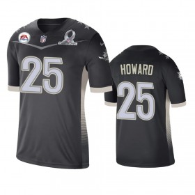 Tröjor Miami Dolphins Xavien Howard 25 Game Anthracite 2021 AFC Pro Bowl - Män